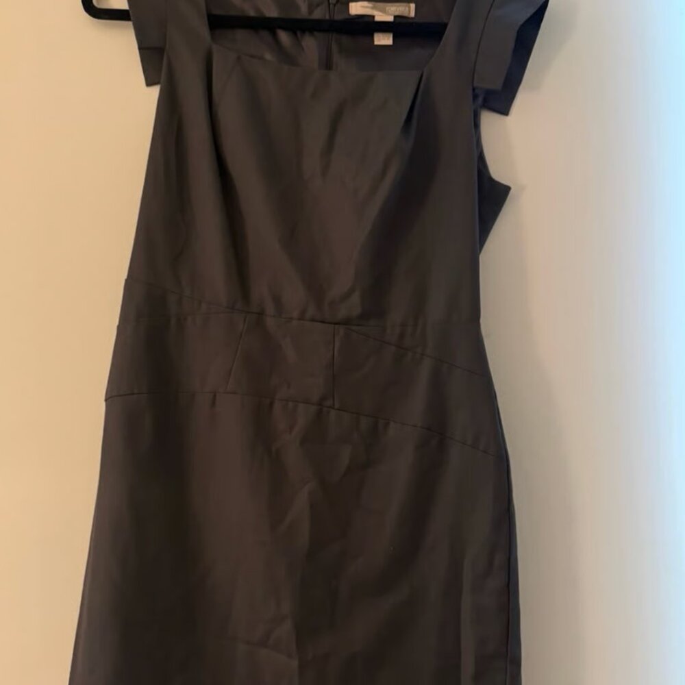 Stunning corporate grey dress perfect for work meetings